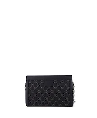 Pre-Owned Gucci Small Ophidia Chain Shoulder Bag Gg Denim