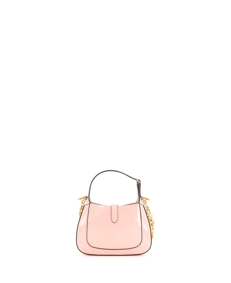 Pre-Owned Gucci Mini Jackie 1961 Chain Hobo Patent