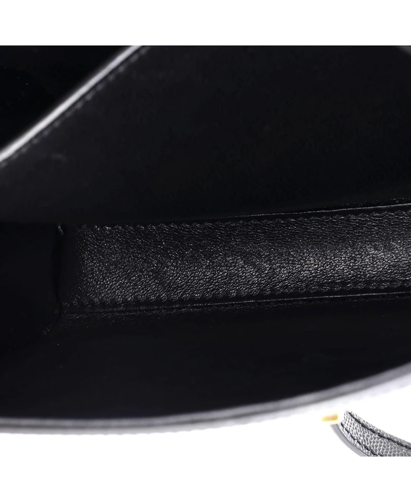 Pre-Owned Saint Laurent Mini Cassandra Top Handle Bag Leather