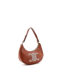 Pre-Owned Celine Ava Bag Triomphe Embroidery Leather