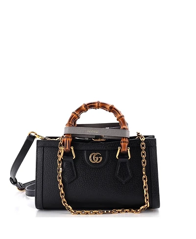Pre-Owned Gucci Small Diana Nm Convertible Shoulder Bag Leather