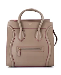 Pre-Owned Celine Mini Luggage Bag Smooth Leather