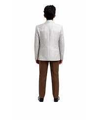 Elie Balleh Toddler Gold Slim Fit Classic Blazer