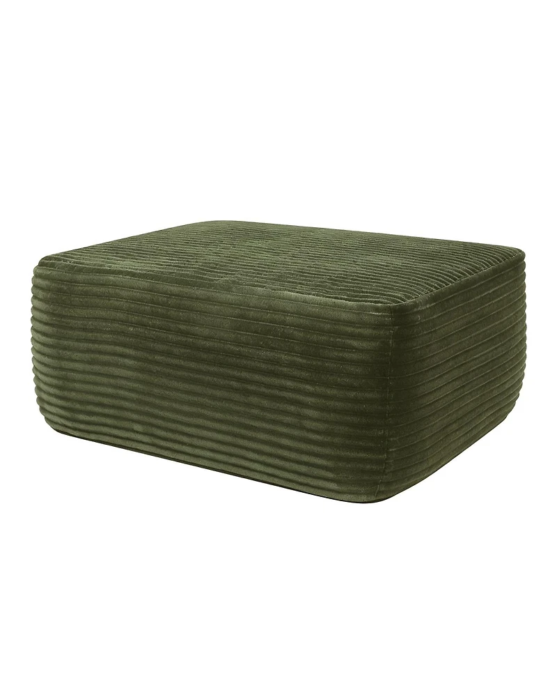 Streamdale Furniture No-Assembly Modular Corduroy Sectional Sofa with Chaise Lounge