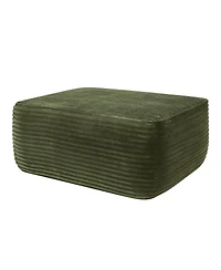 Streamdale Furniture No-Assembly Modular Corduroy Sectional Sofa with Chaise Lounge