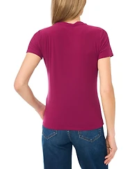 CeCe Women's Embellished Bow Tee