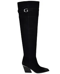 Guess Women's Wilton Suede Over-The-Knee Slouch Boots