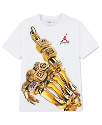 Jordan Boys' 8-20 23K Skeleton Rings Short-Sleeve T-Shirt