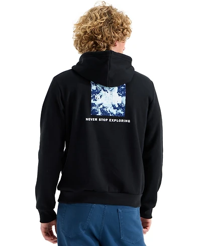 The North Face Men's Evolution Granitic Rock Print Box Never Stop Exploring Hoodie