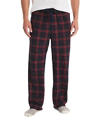 Nautica Men's Plaid Fleece Relaxed-Fit Pajama Pants