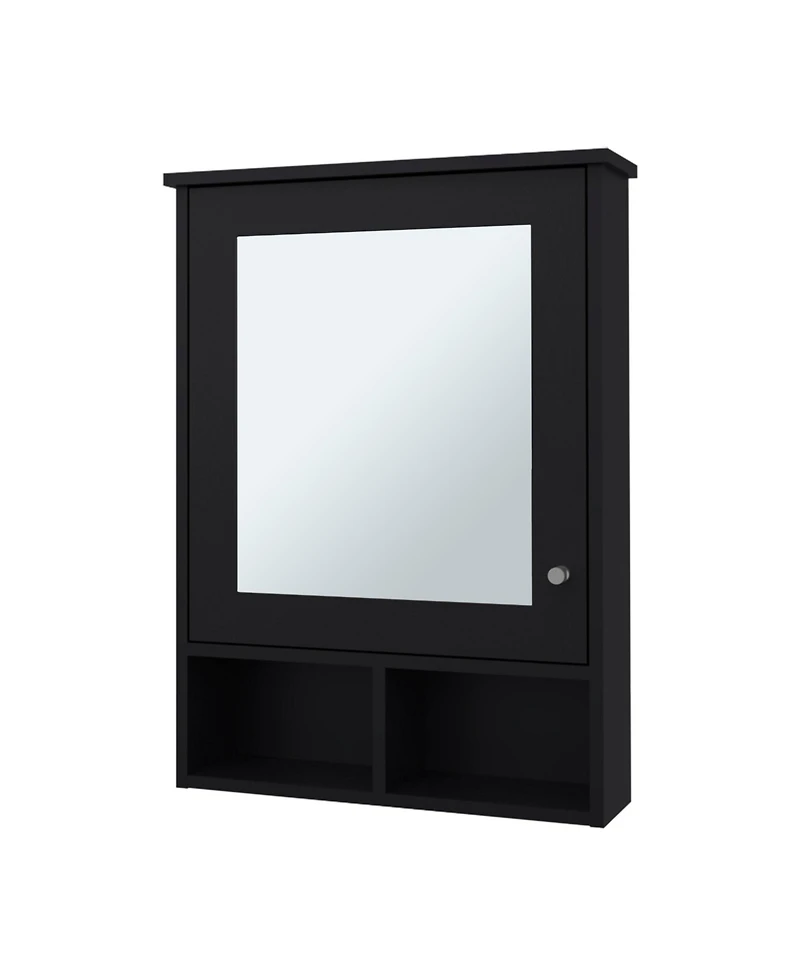 Fm Furniture Poston medicine cabinet with a door and mirror included