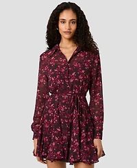 French Connection Women's Marina Aurora Floral Long-Sleeve Mini Dress