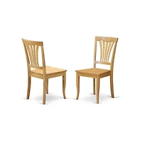 East West Furniture 5 Piece Table and chair set - Dining Table for small spaces and 4 Dining Chairs