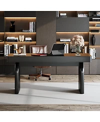 Tribesigns Desk with Drawers, 63-Inch Modern Executive Office Desk