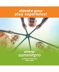 gobaplay SummitPro Climbing Dome - 7.5ft Heavy Duty Kids Climber with Hand Grips