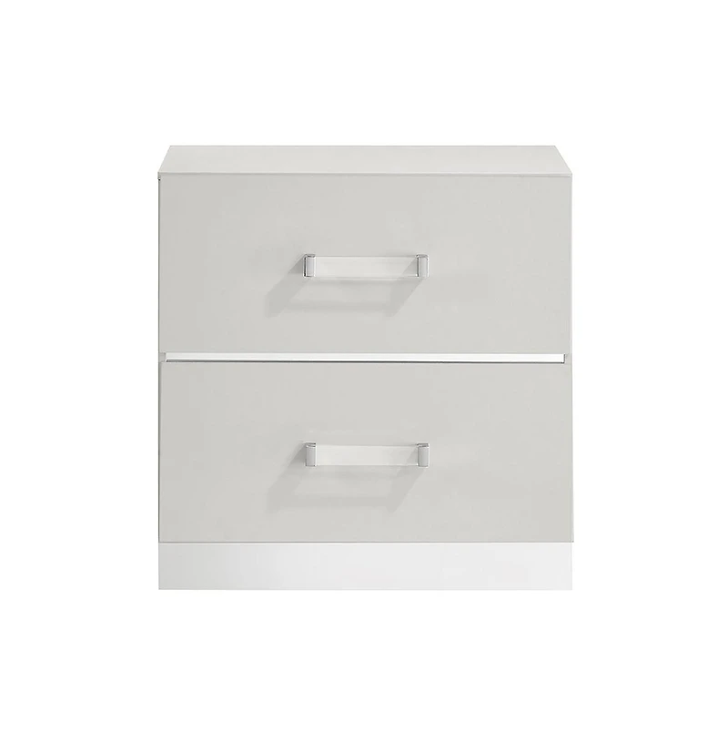 New Classic Furniture Europa Wood 2-Drawer Nightstand