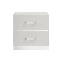 New Classic Furniture Europa Wood 2-Drawer Nightstand