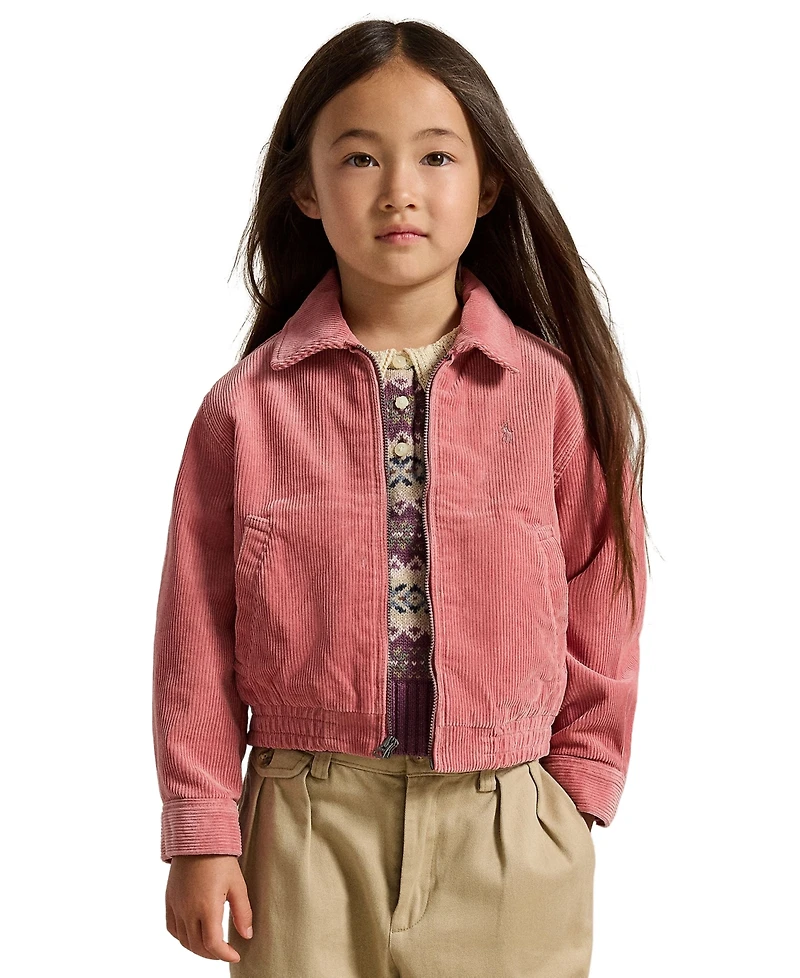 Polo Ralph Lauren Girls' 2T-6X Corduroy Long-Sleeve Jacket