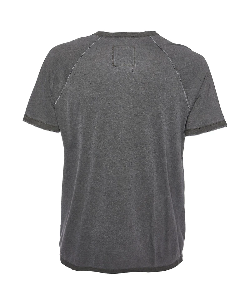 Pre-Owned Dolce & Gabbana Women's Distressed Signal Corps Graphic V-Neck T-Shirt
