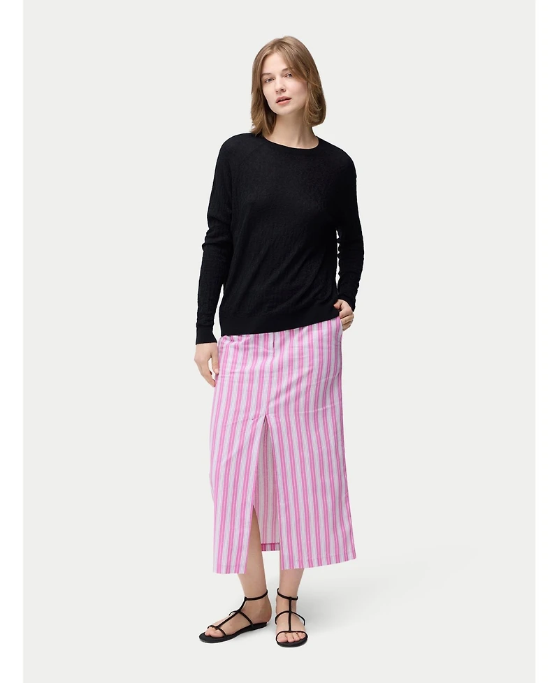 Gobi Cashmere Women's Silk Textured Sweater