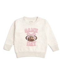 Sweet Wink Big Girls Game Day Sequin Patch Sweatshirt