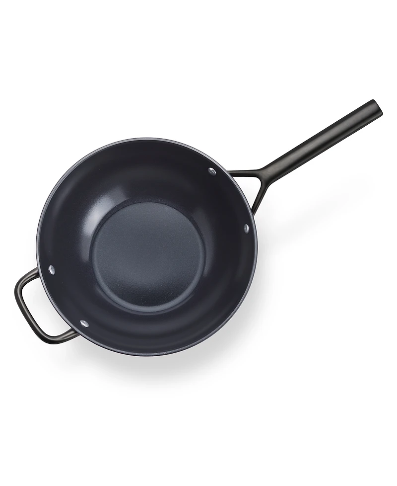 Zwilling Milano 12" Aluminum Ceramic Nonstick Covered Saute Pan with Glass Lid