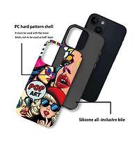 Lisen Phone Case Compatible with Apple iPhone, 2-Layer Durable, Pop Art Icons