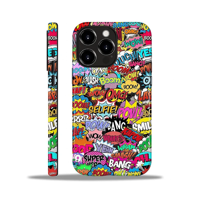 Lisen Comic Boom 2-Layer Anti-Slip Grip Phone Case Compatible with Apple iPhone 14 Pro Max
