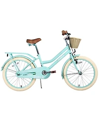 ECHTPeak 20-Inch Kids' Bike with Basket, Ages 7-10
