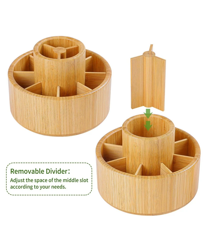 Danrong Rotating Art Supply Desk Organizer Pen Pencil Marker Holder