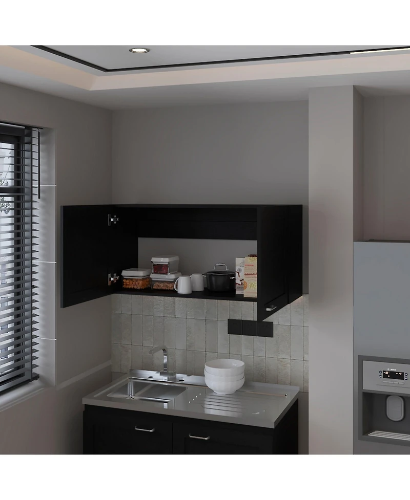 Fm Furniture Nakya Kitchen Wall Cabinet with 2 Doors