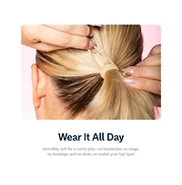 Gimme Beauty X-Fine Hair Bands Slim Fit Elastic Ties for Extra Fine Hair 20 Pack
