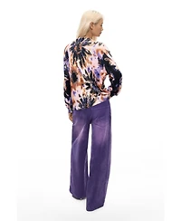 Desigual Women's Floral-Print V-Neck Cardigan
