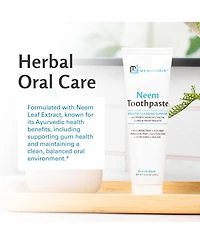 M3 Fluoride Free Neem Toothpaste with Mint Herbal Toothpaste 4.23 Ounce, Pack of 2