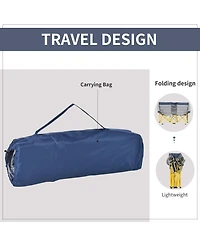 Mountaintop Loveseat Style Camping Chair,Oversized Folding Lawn Chair with Carry Bag and Cup Holders,for Outdoor, Beach, Picnic, Hiking, Travel
