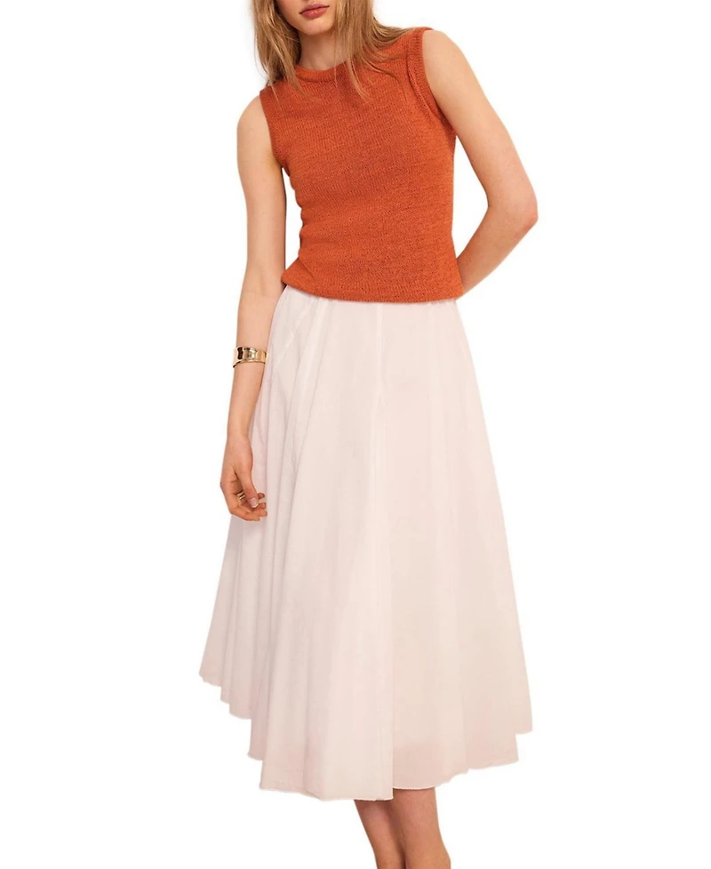Mint Velvet Women's Cotton Blend Knit Top
