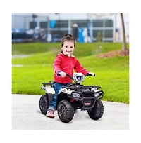 Sevorley 12V Kids Electric Rechargeable Ride-On Car with Led Lights and Music, Ages 3-6 Years