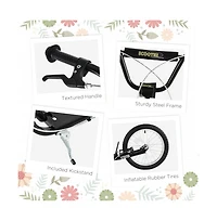 Sevorley Kids Kick Scooter with All-Terrain Tires, Ages 3+