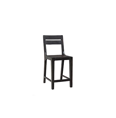 Porter Design Fall River Solid Sheesham Wood 24" Counter Height Dining Chair