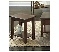 A-America Westlake Chairside Table, with Shelf