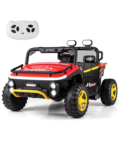Hongge 24V 2-Seater Remote-Control Kids Ride-On Truck, Ages 3-7
