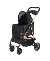 Sugift 3-in-1 Pet Stroller for Small and Medium Dogs with Detachable Carrier and Cup Holder