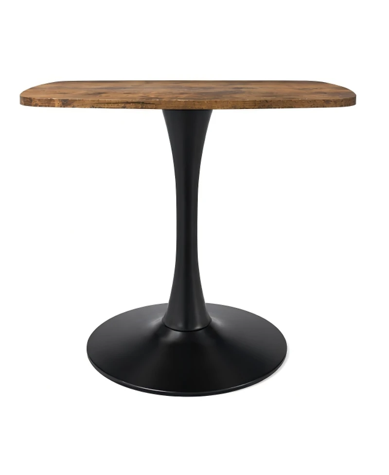 Streamdale Furniture Square 24" Mid-Century Modern Bistro Dining Table