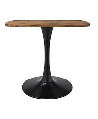 Streamdale Furniture Square 24" Mid-Century Modern Bistro Dining Table