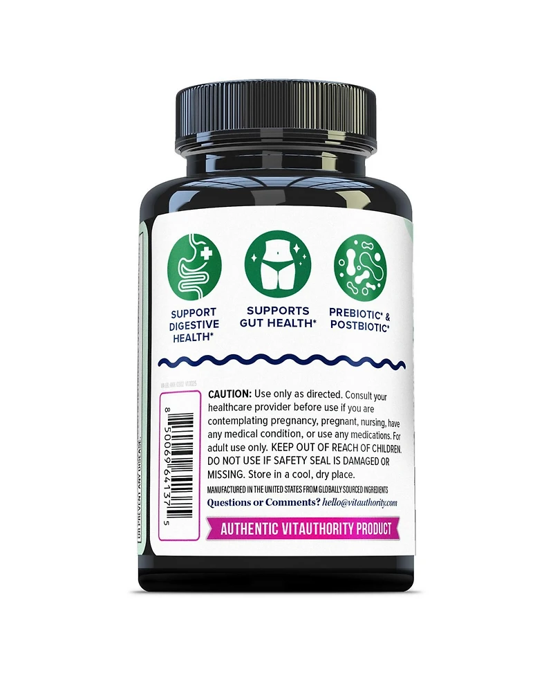 Vitauthority Akkermansia Plus Women's Probiotic and Prebiotic Capsules, 30 Count