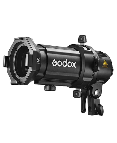 Godox Projection Attachment with 36 Degree Interchangeable Lens for ML30 and ML60 Led Lights