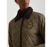 Lauren Ralph Womens Cord Collar Quilt