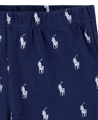 Polo Ralph Lauren Boys' 4-7 Cotton Rib Long-Sleeve Top and Joggers, 2-Piece Pajama Set