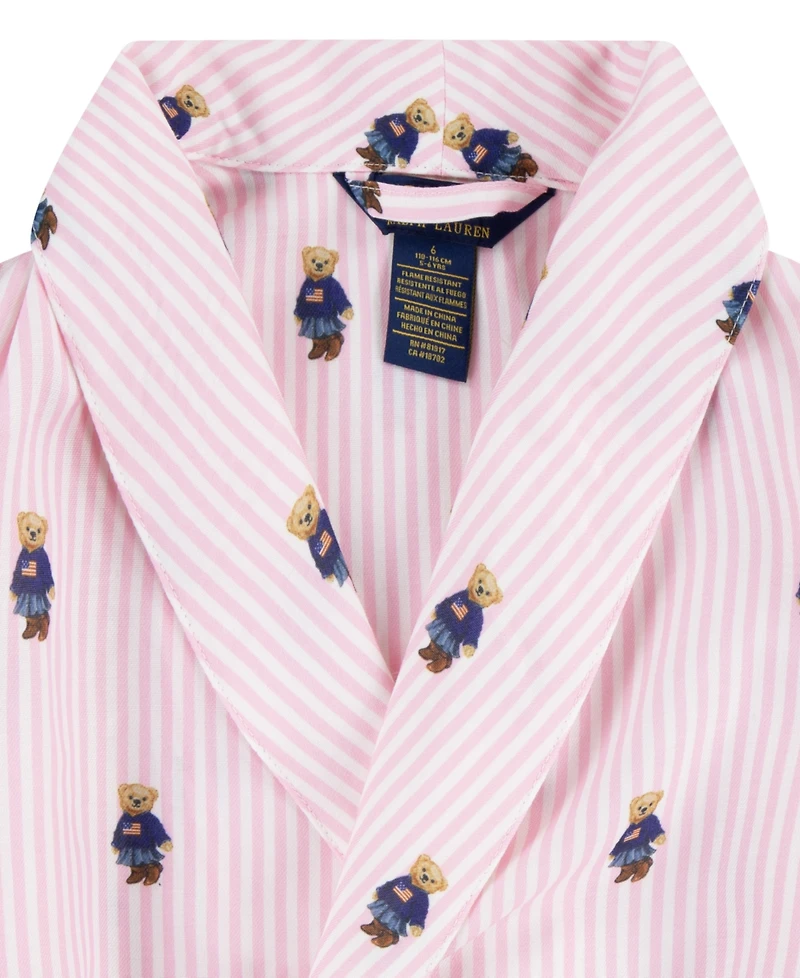 Polo Ralph Lauren Girls' 4-6x Bear Robe