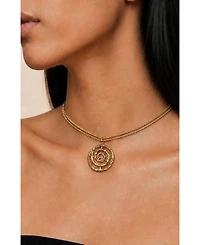 Retro Chic Eternal Spiral Pendant